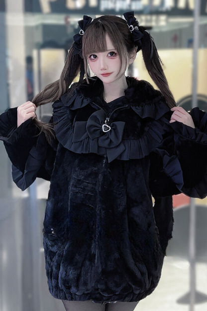 [Reservation product] Mine rabbit mokomoko outer