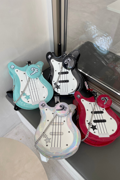 Dark Pop Color Blocking Crossbody Bag