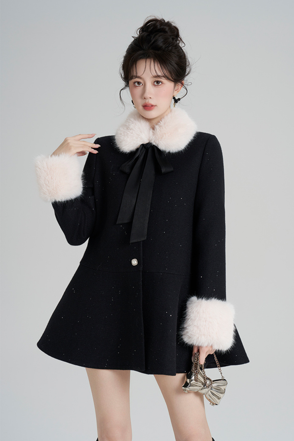 フレンチウールンファーコラルコート