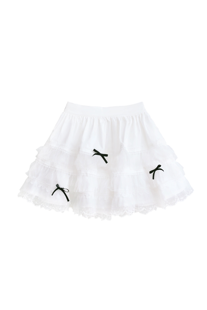 スイートフレアコート+スカート+シャツ+ベレー帽