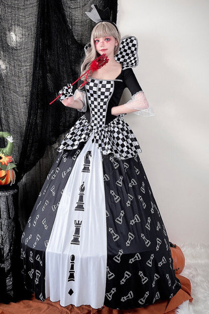 Zombie Ghost Bride Masquerade Dress