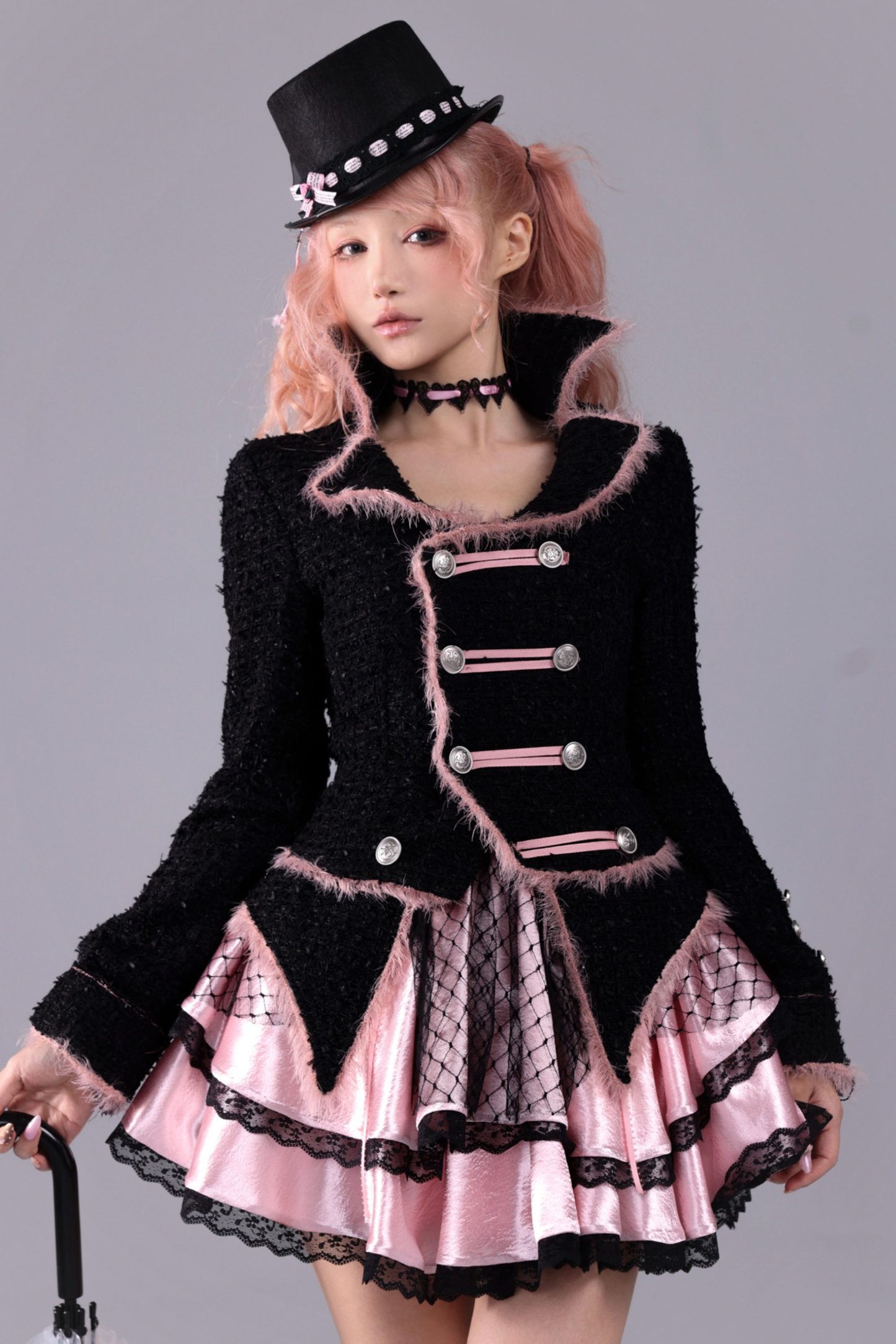 ブラックウールンファンタジージャケット