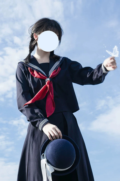 Matrosen-Oberteil + Plisseerock