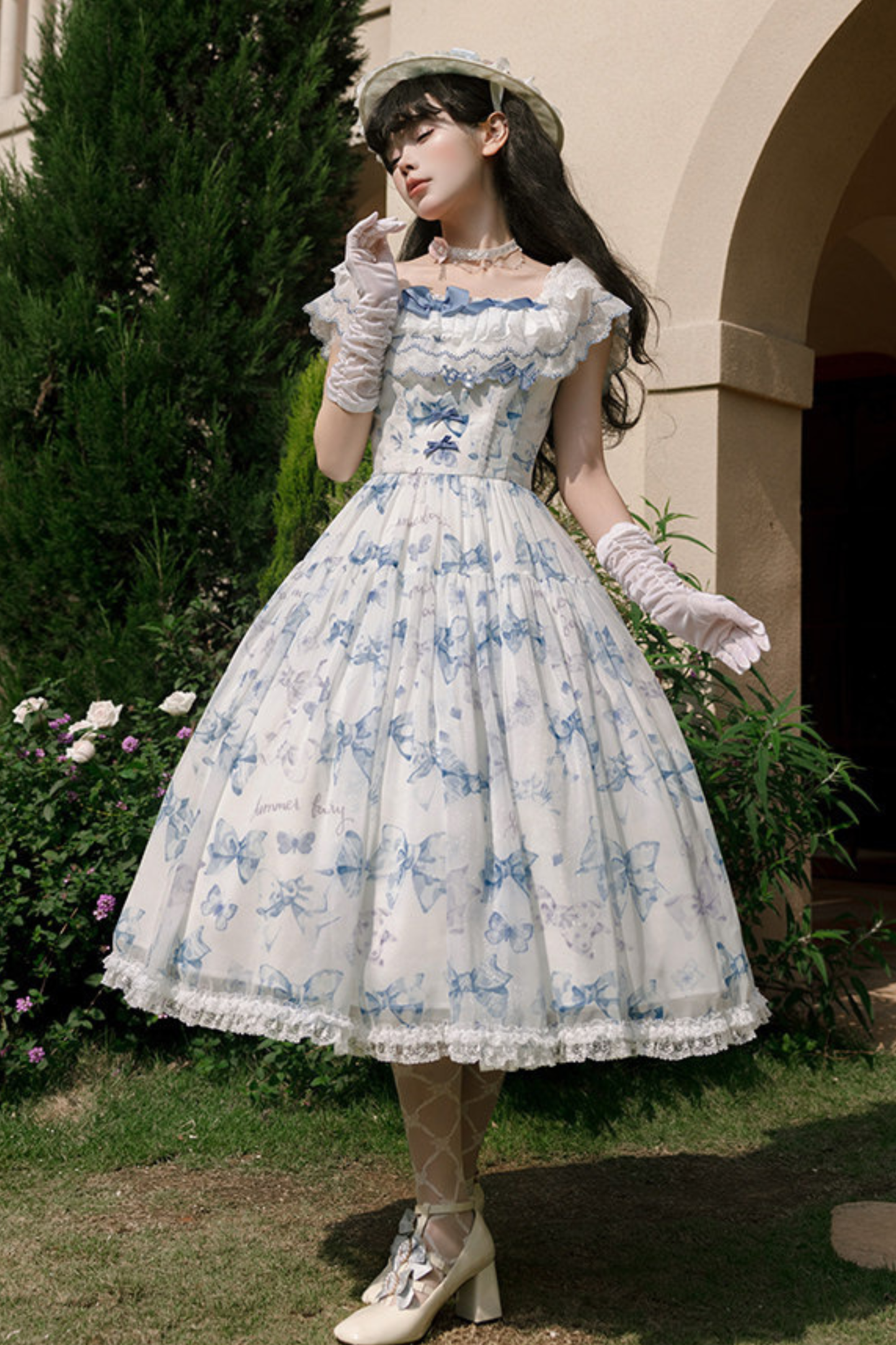 Eternal Garden Lolita Dress + Off-Shoulder Dress + Jumper Skirt + Shirt