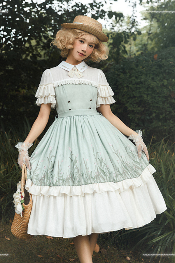 Retro Girly Elegance Dress