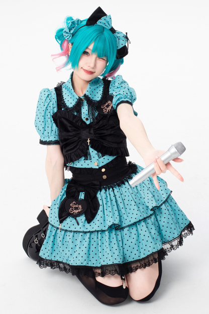 スパイシーキャンディードットロリータスカート