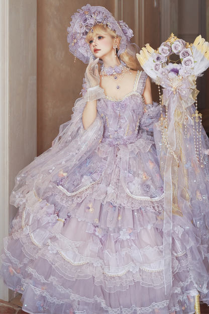 プリンセスセプターロリータアクセサリーハット+ネックレス+グローブ+セプター