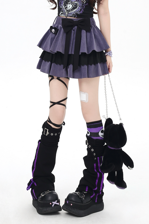 リボンコーデュロイダークスカート