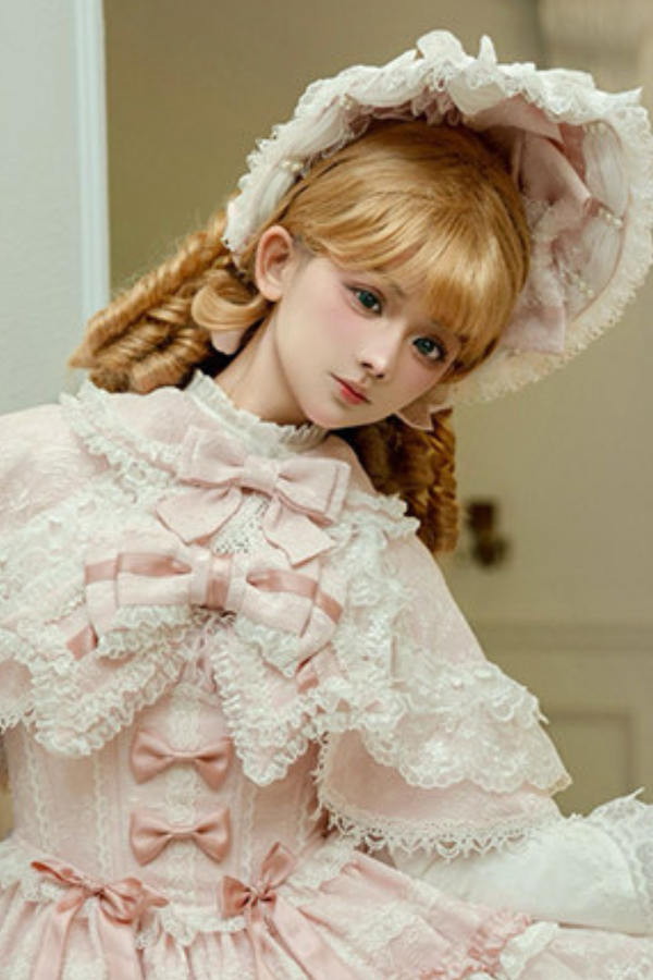 Nice Heartbeat Lolita Dress + Cape + Hat