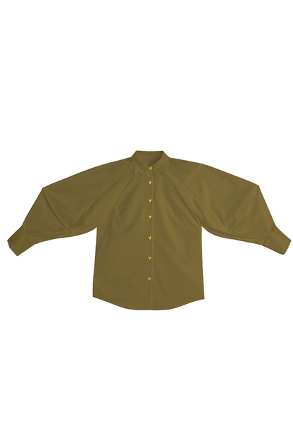 レトロラタンスリーブシャツ