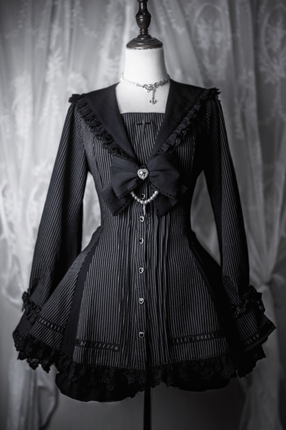 レース地雷トップス+パンツ