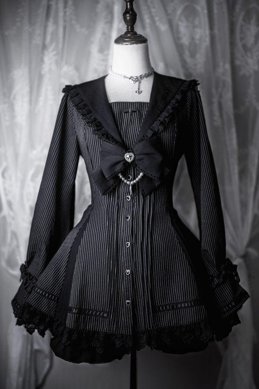 レース地雷トップス+パンツ