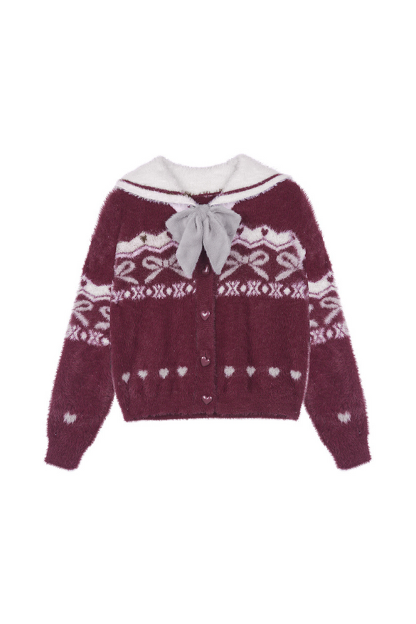 Nordic Sailor Collar Sweater