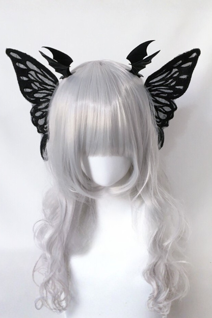 ゴシックバタフライデビルヘアアクセサリー
