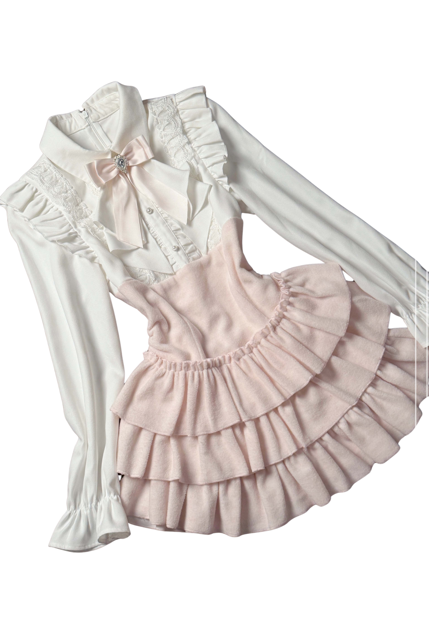 ガーリーエレガントドレス+ケープ