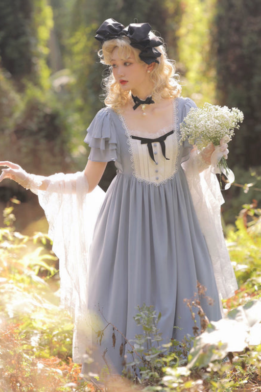 레트로 메모리 플레어 로리타 원피스