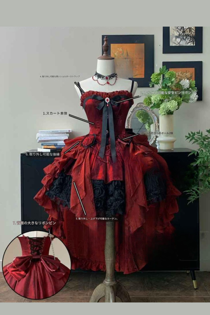 エレガントゴシックドールドレスセット