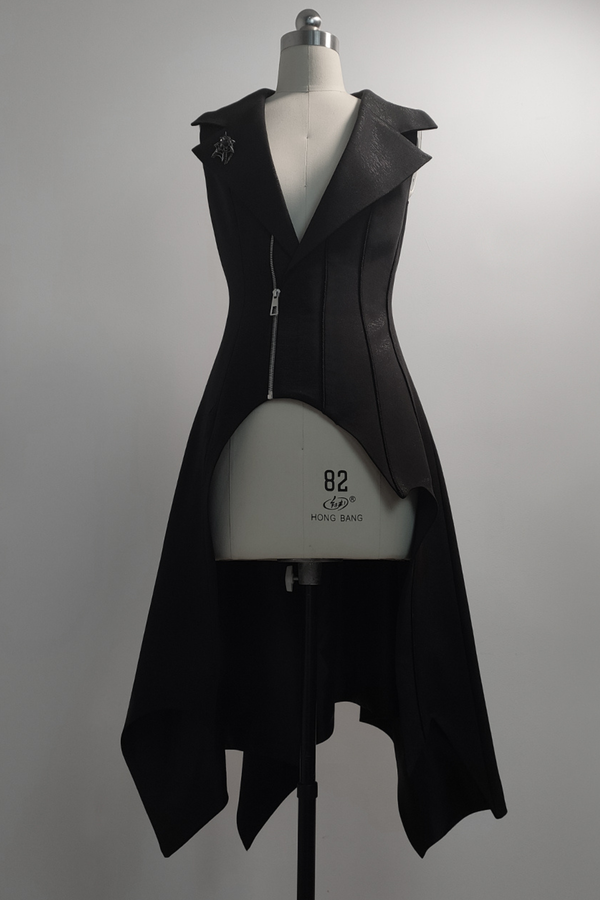 レトロダークイレギュラーゴシックベスト