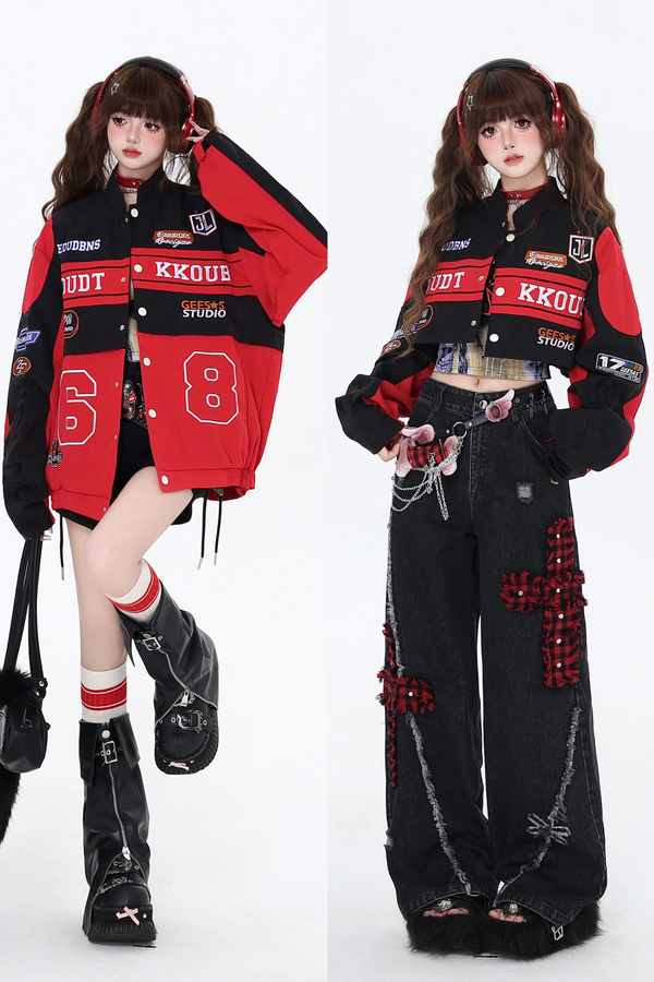 American Street Babes Baseball Jacket