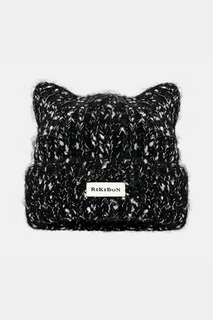 Y2K猫耳ニット帽