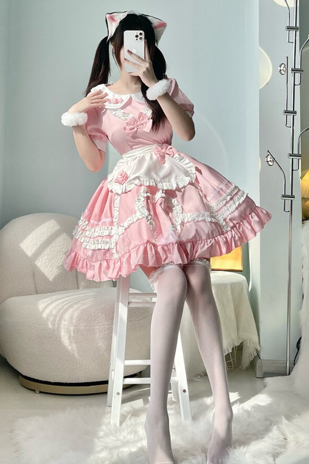 Japanese Lolita Maid Cosplay Set