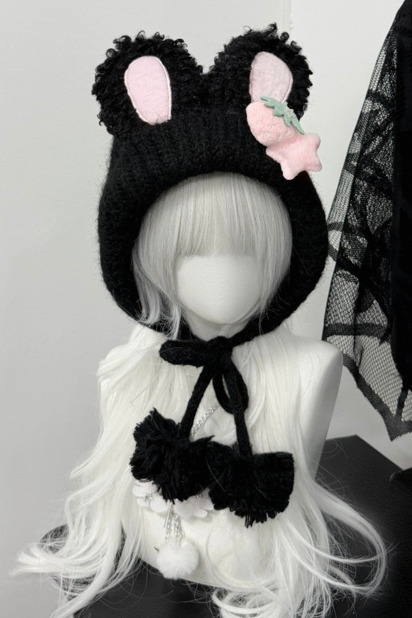 Rabbit Ear Knit Hat