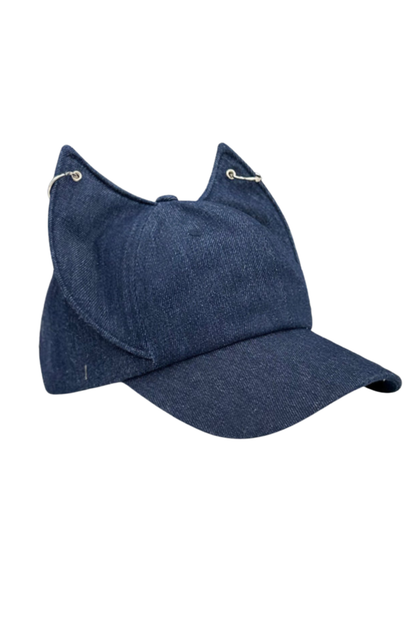 Red Plaid Cat Ear Beret