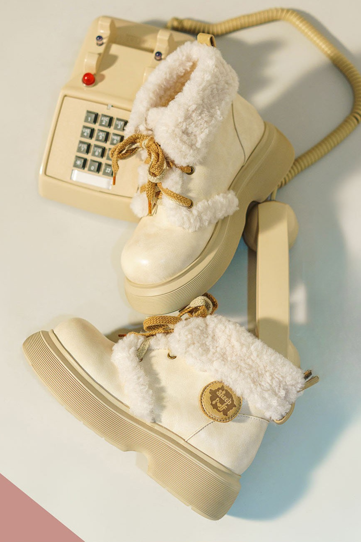 Retro Plush Snow Boots