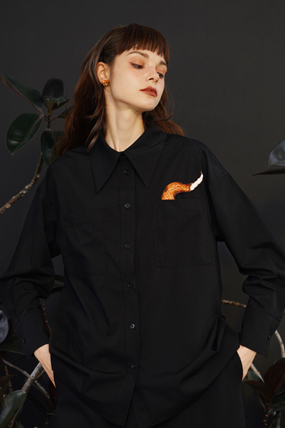 アニマルテールジェンダーレスアートシャツ