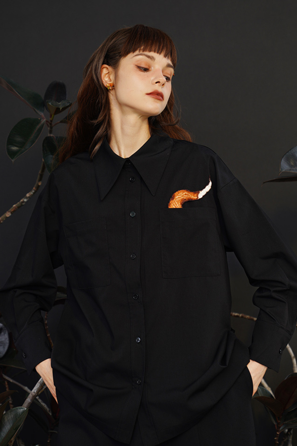 アニマルテールジェンダーレスアートシャツ