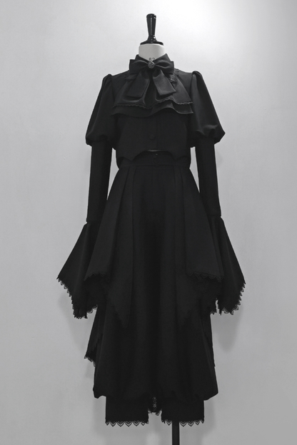 レトロゴシックロリータジャケット+パンツ