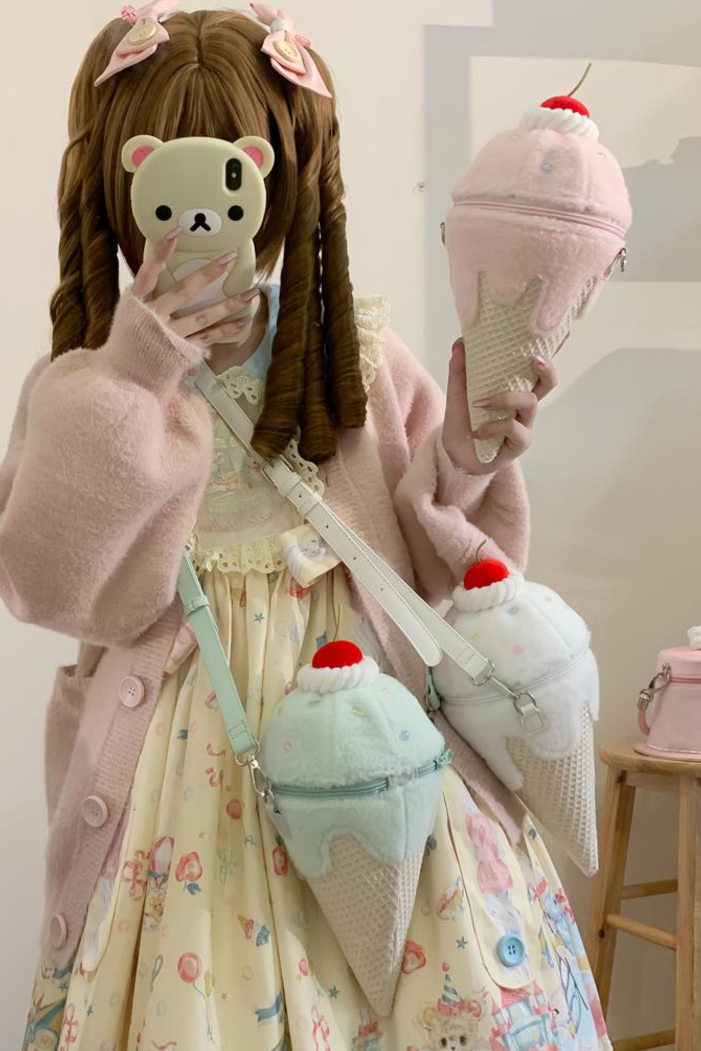 アイスクリームクロスボディロリータバッグ