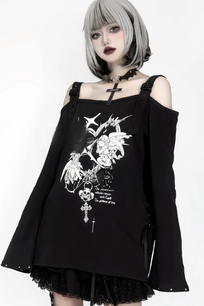 [Reservation product] Subcult mode Angel Tops