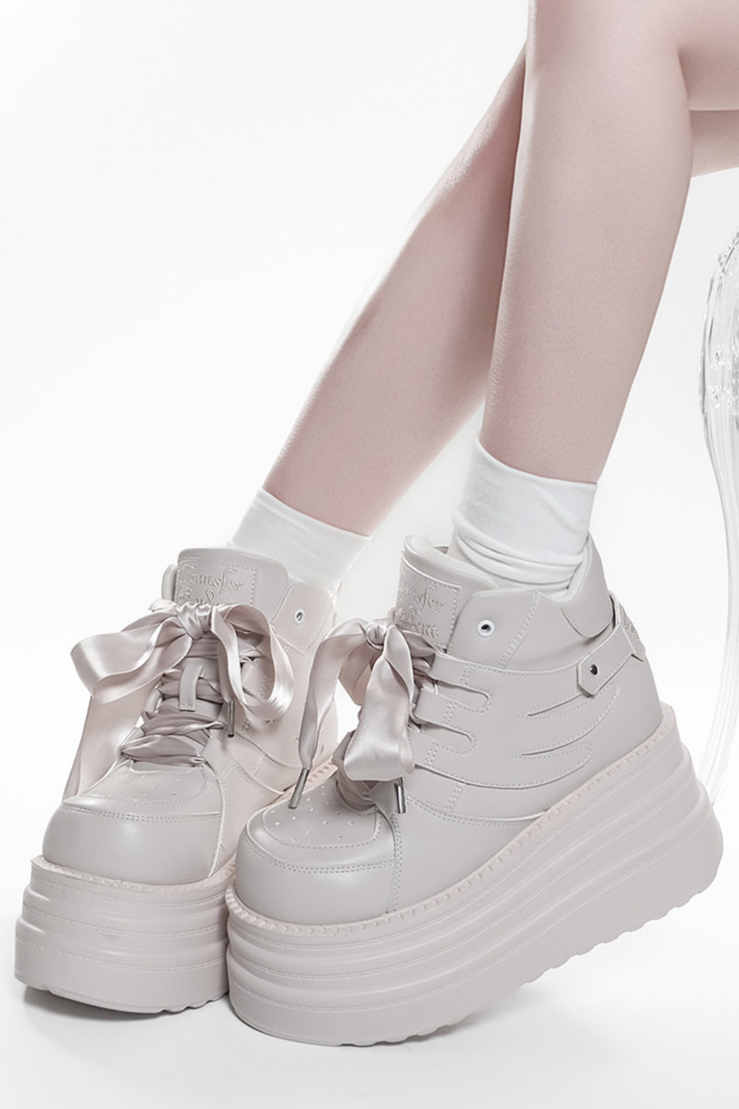 Wing-Shaped Platform Shoes