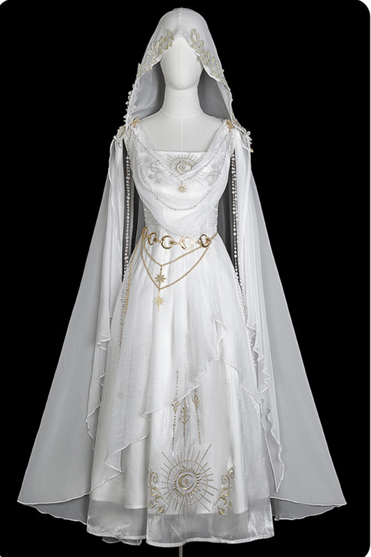 Fairy Classical Lolita Camisole Dress + Hooded Cape