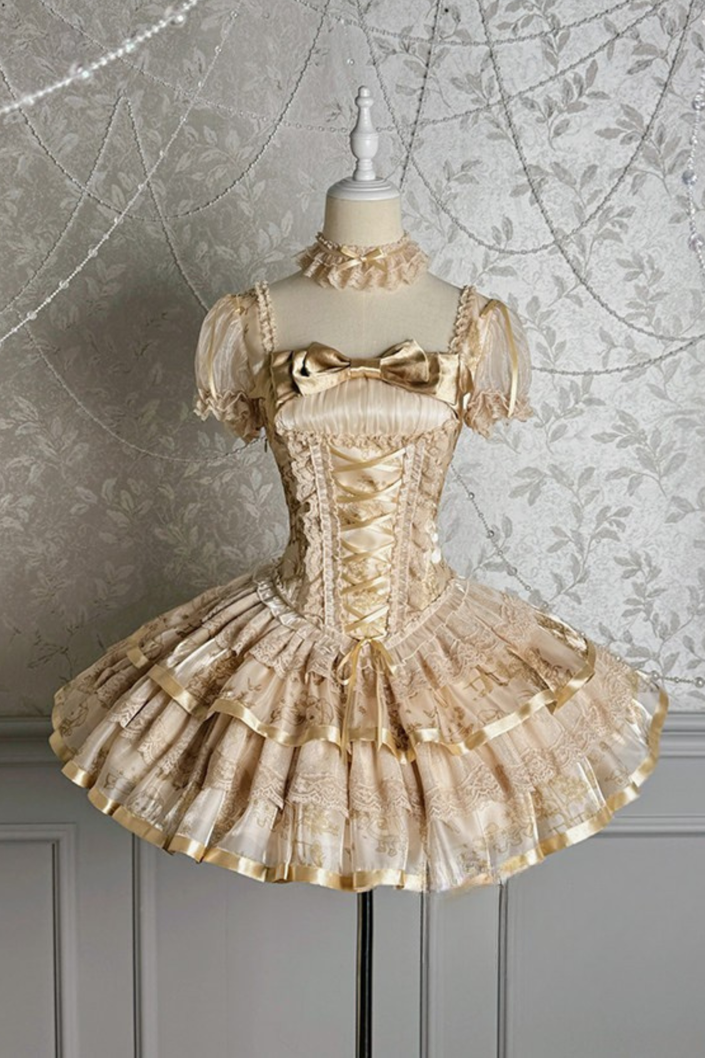 【4月3日予約締切】ギルデッドファンタジーロリータドレス+ジャンパースカート