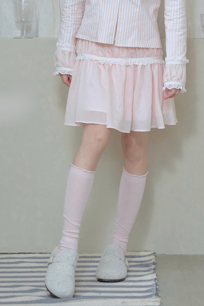 ロマンチックスイートレーススカート