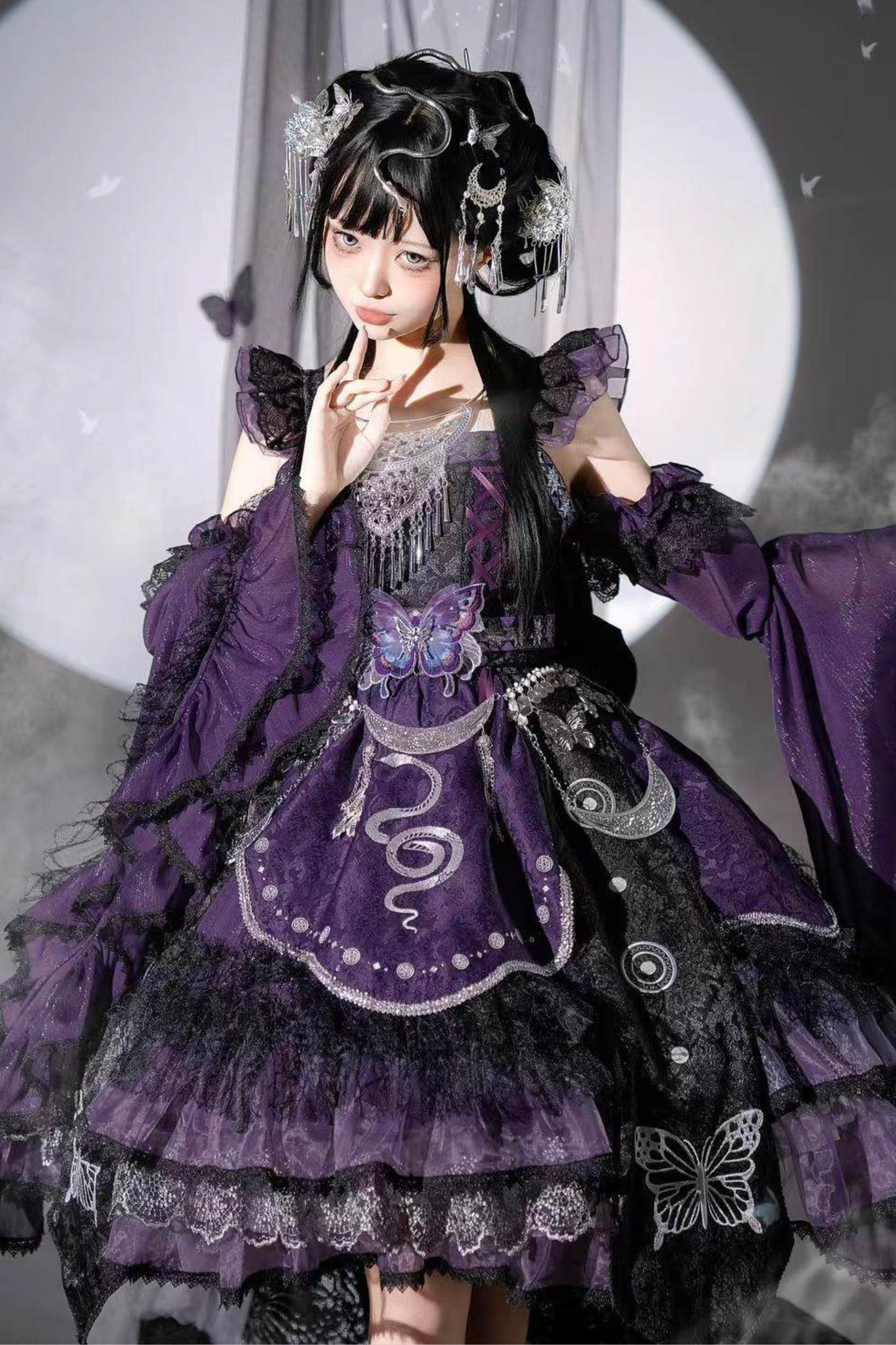 Exotic Style Chinese Lolita Dress Set