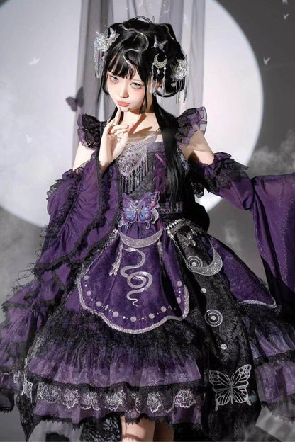 Exotic Style Chinese Lolita Dress Set