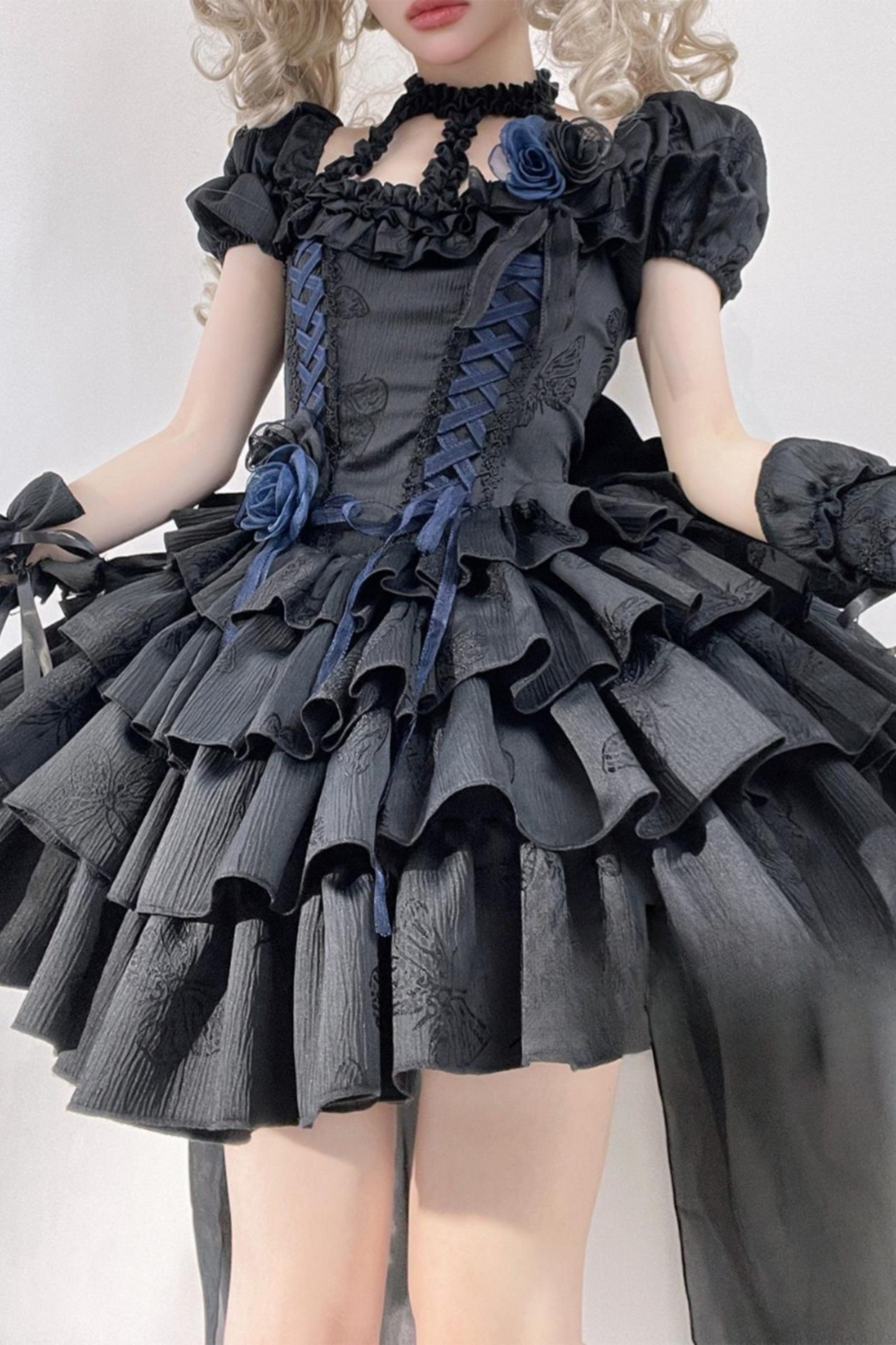 [Pre-order product] Generation Lace-up Chic Dress