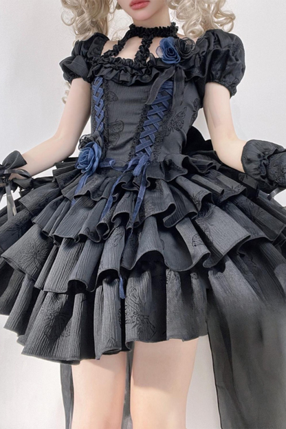 [Pre-order product] Generation Lace-up Chic Dress