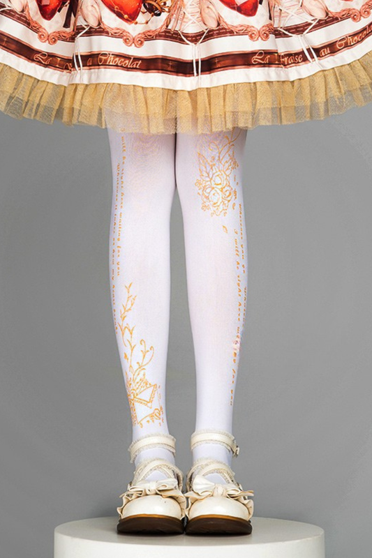 ローズポエムベルベットタイツ