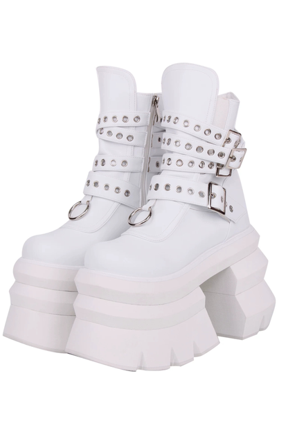 Studded Punk Platform Boots