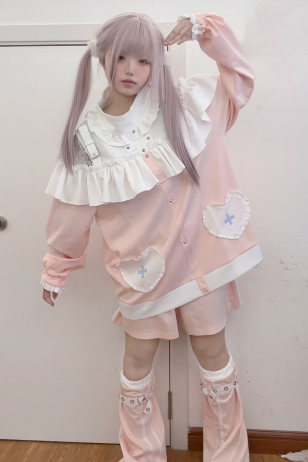 サブカルチャーレースピンキージャケット