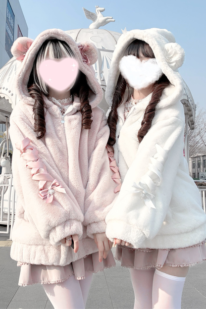 べアイヤーレースアップファーコート