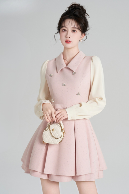 フレンチスイートスタイルリトルジュエルドレス