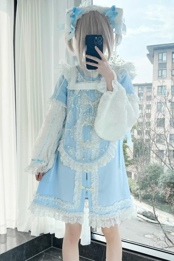 Cute Subculture Garden Dream Top + Vest + Apron + Skirt