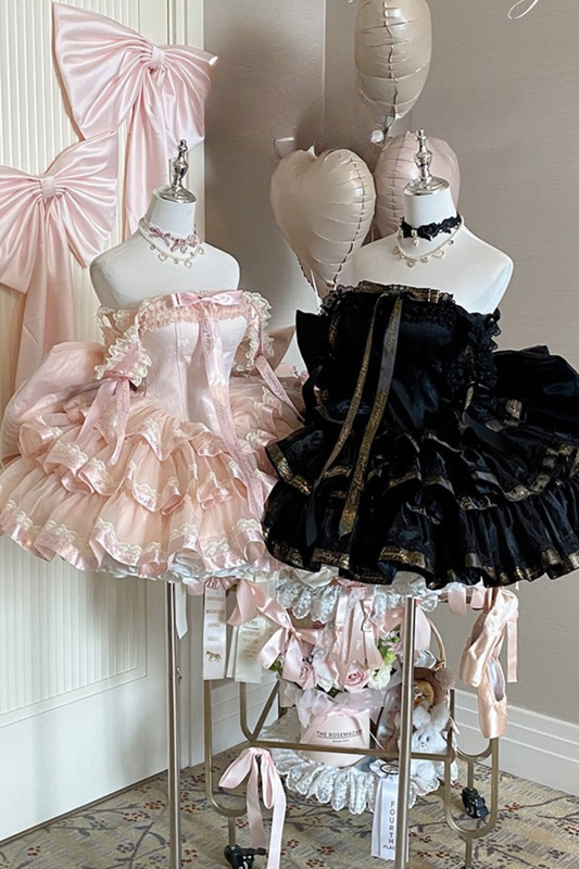 キュートスイートプリンセスロリータドレス+ビッグリボン