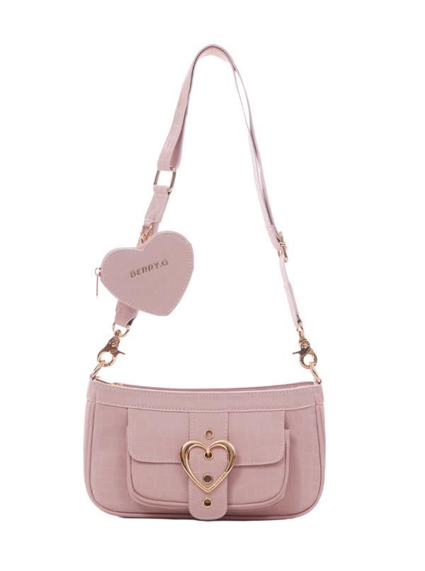 Heartling Belt Wan Shoulder Crocodile Bag