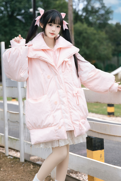 Sweet Hooded Down Jacket